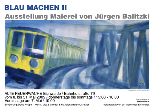 Plakat Blau Machen 2